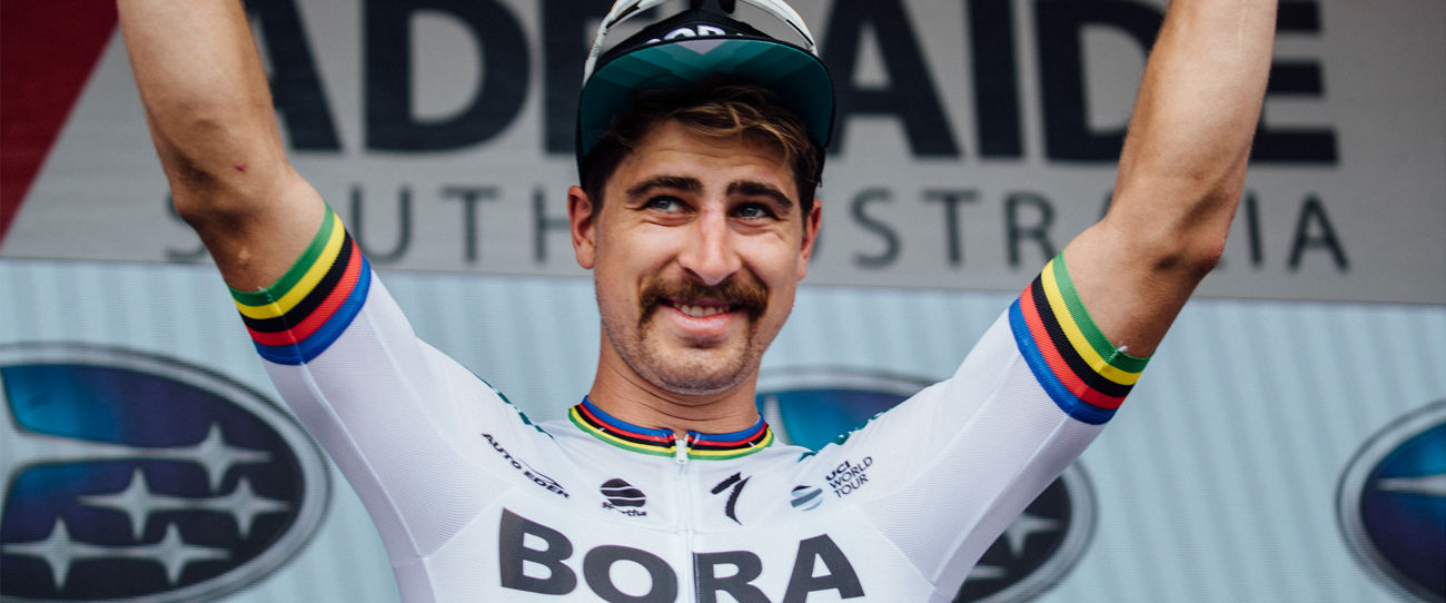 Sagan after winning Stage 3 of the 2019 Santos Tour Down Under