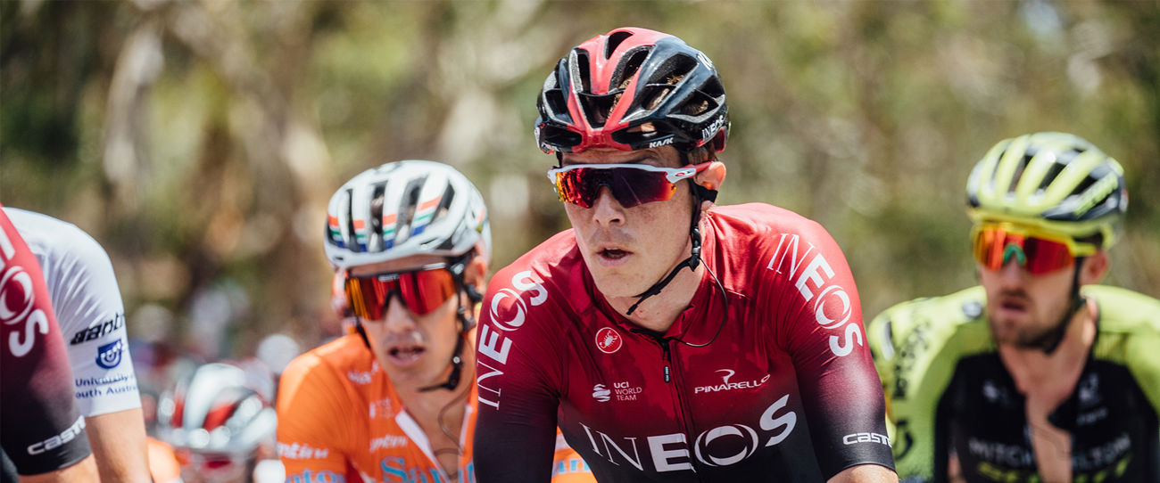 Rohan Dennis in Stage 6 of the 2020 Santos Tour Down Under