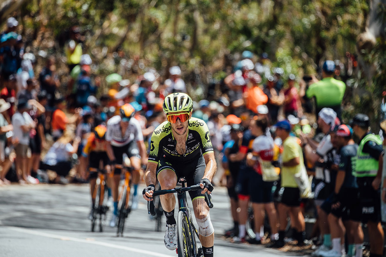 Simon Yates at Stage 6 of the 2020 Santos Tour Down Under