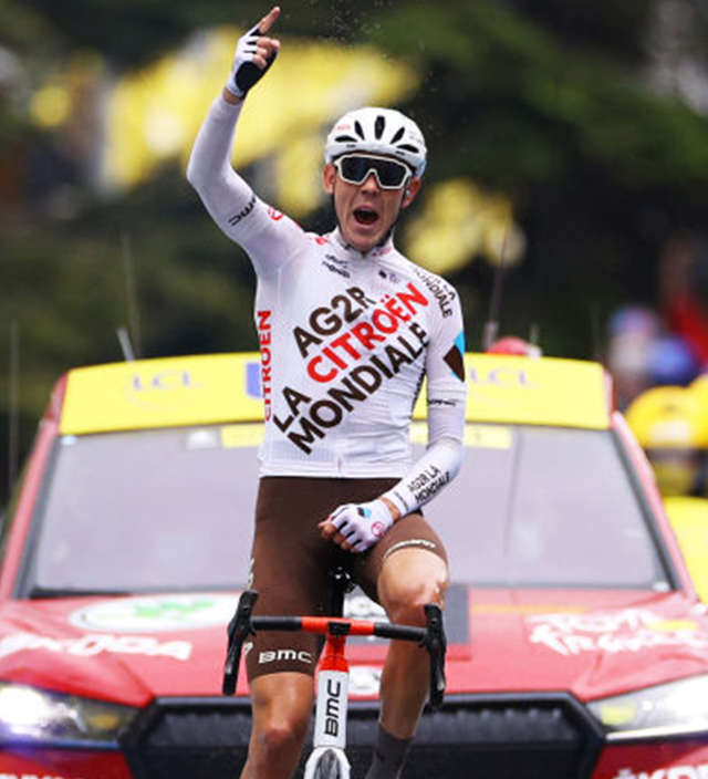 O’Connor rides into history at the Tour de France