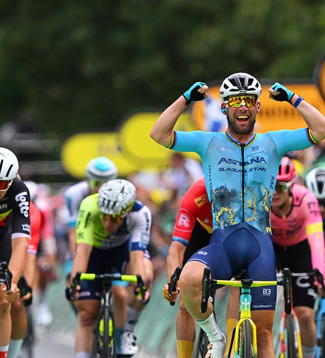 MARK CAVENDISH JOINS CELEBRATIONS