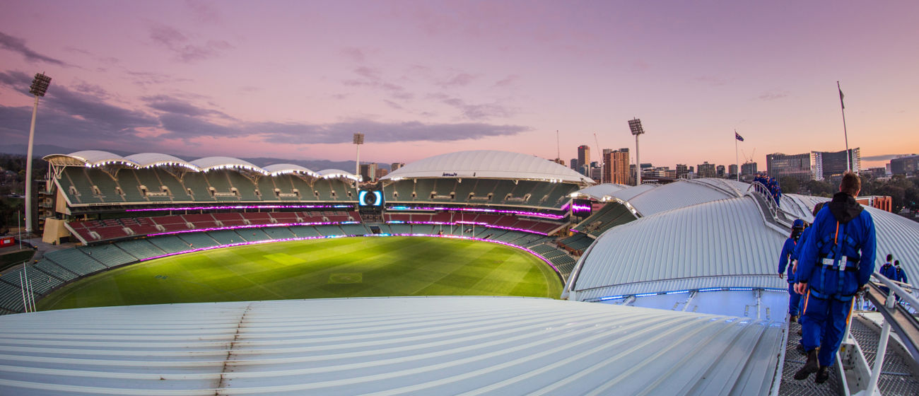 Roof Climb at Adelaide Oval