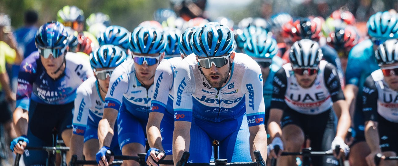 Luke Durbridge at the 2023 Santos Tour Down Under